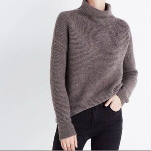 Madewell Taupe Turtleneck Sweater
